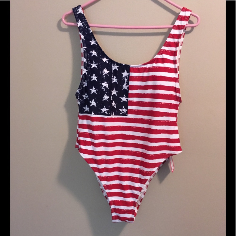 Flag Design Swimsuit